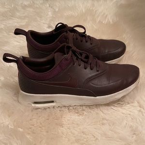 Leather Nike runners